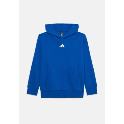 Image of adidas Unisex Kids ESSENTIALS POCKET HOODIE, team royal blue/white, 7 8 Years