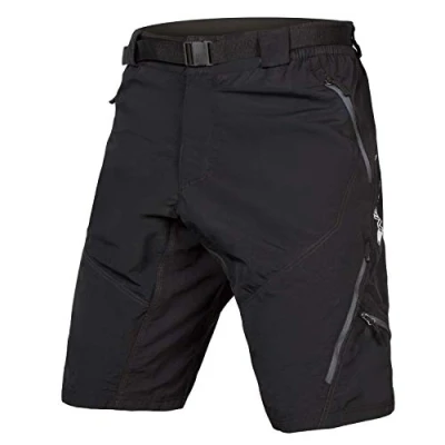 Image of Endura Men&#039;s Hummvee Pantalón Corto Con Forro Board Shorts, Black/White, S