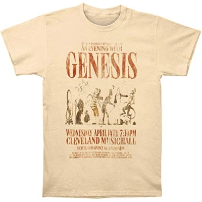 Image of Rockoff Trade Men&#039;s Genesis an Evening with T Shirt, Gold, Large