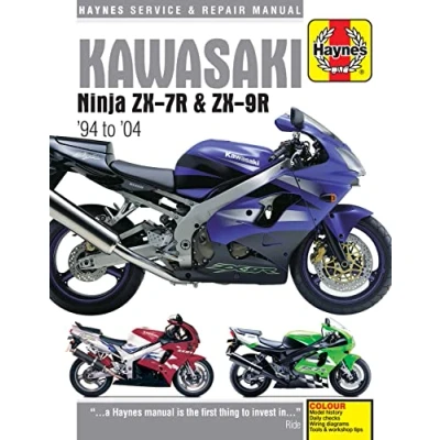 Image of Kawasaki Ninja ZX 7R &amp; 9R (94 04) Haynes Repair Manual (Paperback)