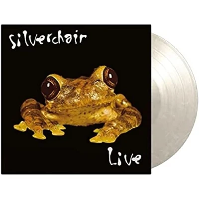 Image of Silverchair Live At The Cabaret Metro RSD Black Friday 2022 Clear &amp; White Marbled vinyl UK LP MOVLP3053