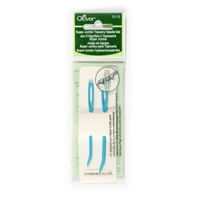 Image of Clover Super Jumbo Tapestry Needle Set, 18 22, Blue