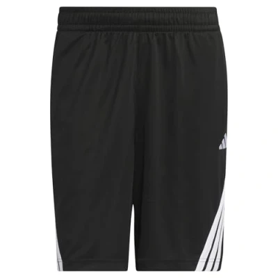 Image of adidas Performance Stripes Short Sports shorts, Men&#039;s, Size: XLx5&quot;, Black/white