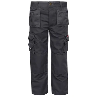 Image of TuffStuff Kid&#039;s 711J Pro Work Junior Trouser Casual Pants, Grey, 4