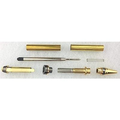Image of CHARNWOOD Penturning PENCGGM Cigar Pen Gold &amp; Gun Metal kit