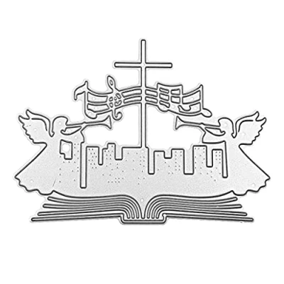Image of Easter for Cross Angel Metal Cutting Dies Stencil Scrapbooking Album Stamp Paper Card Embossing Decoration Craft Christmas Die Cuts