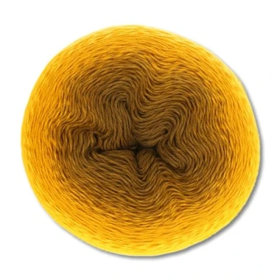 Image of Frida&#039;s Wollhaus Scheepjes 215 g Whirl Ombré Bobbel Gradient Yarn 15 Colours (564 Golden Glowworm)
