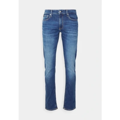 Image of Calvin Klein Men’s Slim Fit Jeans, Blue (Denim Dark), 34W/34L