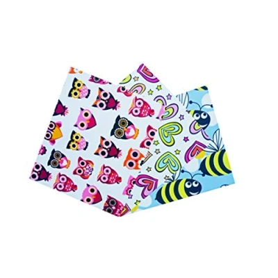 Image of Go Optical Microfiber Glasses Phone Lens Screen Cleaning Cloths Cute Animals Owl Bee &amp; Rainbow Hearts X 3 Microfibre