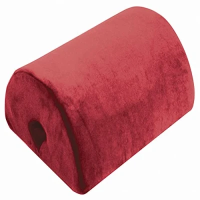 Image of 4 in 1 Lumbar Support Cushion Feet, Knees, Back or Neck Relieves Pressure on the Spine Memory Foam Therapy/Orthopaedic Pillow, Footstool, Armrest Washable Cover RC Holder