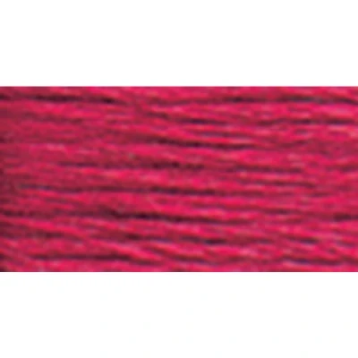 Image of DMC 117 600 Six Stranded Cotton Embroidery Floss, Very Dark Cranberry, 8.7 Yard