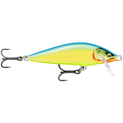 Image of Rapala Countdown Elite Fishing Lure Balsa Construction Material Soft Flowing Water Swimming Depth 0.9m Size 5.5cm / 5g Made in Estonia Gilded Parrot