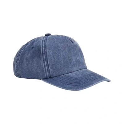Image of Beechfield Relaxed 5 panel Vintage Cap Denim One Size