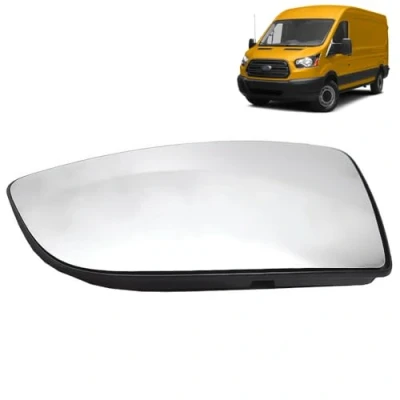 Image of ROBUST Left Passenger Back Plate Lower Door Wing Mirror Glass for Ford Transit Mk8 1855103 BK31 17C718 AB BK3117C718AB 1823988 2014 Onwards