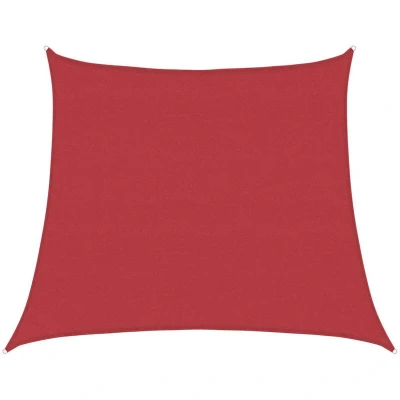 Image of vidaXL Sunshade Sail 160 g/m² Red 4/5x4 m HDPE