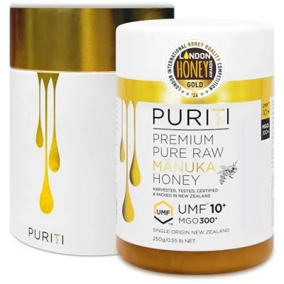 Image of PURITI Manuka Honey MGO 300+ / UMF 10+ 100% Pure Genuine Raw 8.8 Oz 250g Harvested, Tested, Certified and Packed in New