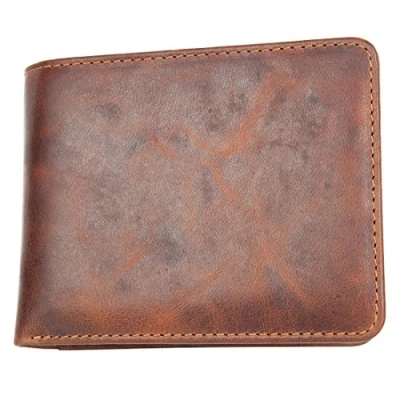Image of Wallet whole made of genuine leather without any logos or markings
