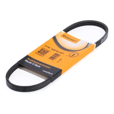 Image of 3PK628, 3PK628623, 3PK628623ELAST V ribbed belt CONTITECH 3PK628 ELAST 628mm 3 Requires special tools for mounting VOLVO: XC60 I, XC70 II Estate