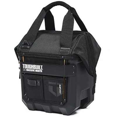 Image of ToughBuilt 12&quot; Massive Mouth w/Waterproof Base Durable and Rugged, Lockable, 16.5 x 15 8.8 (TB CT 62 12), Black, 12 In Waterproof