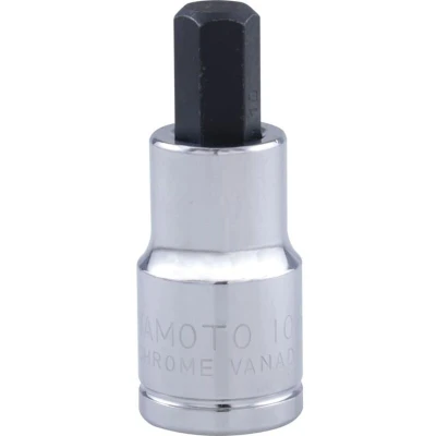 Image of Yamoto 10mm x 55mm Hex Bit Socket 1/2&quot; Square Drive