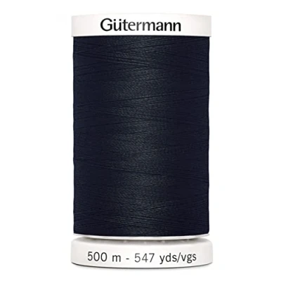 Image of Gutermann Sew All Sewing Thread 500m Black 000 per spool