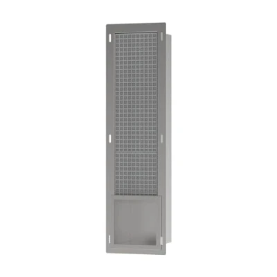 Image of hansgrohe XtraStoris Original recessed Toilet Paper Storage for 6 Rolls, roll Holder, Bathroom Wall Niche, Accessory, Brushed Stainless Steel, 56058800
