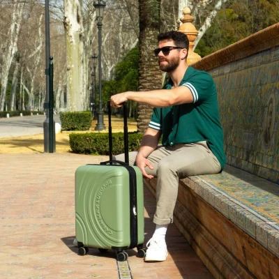 Image of Cabin Max Velocity Expandable 55x40x20 Suitcase 55x40x20cm Carry ons, on Suitcase, Hand Luggage Lightweight for Ryanair, EasyJet, BA, TUI &amp; Major Airlines