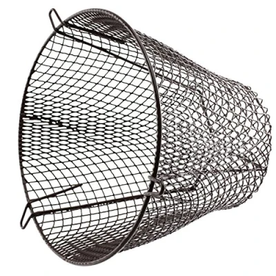 Image of SPARES2GO Universal K6 Plastic Coated Terminal Guard Round Boiler Flue Cage (11.5&#039;&#039; / 290mm) Brown