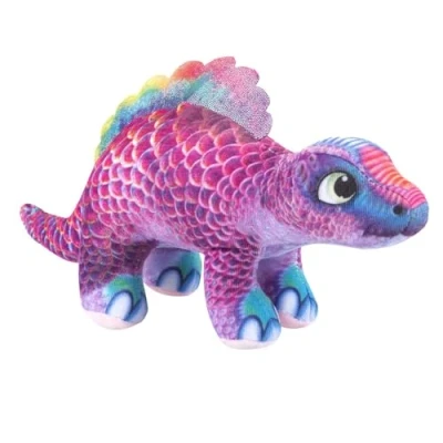 Image of VFM Dinosaur Spinosaurus Soft Toy Dino Plush Cuddly Fluffy Plushie Stuffed Cute Plushie, Gifts for Birthday, Valentine&#039;s Day Chirstmas 22cm Pink