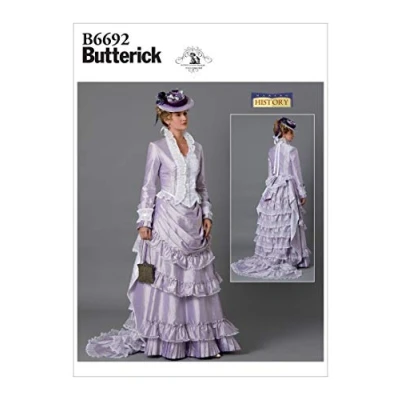 Image of Butterick Sewing Pattern, Paper, White, Various, B6692E5