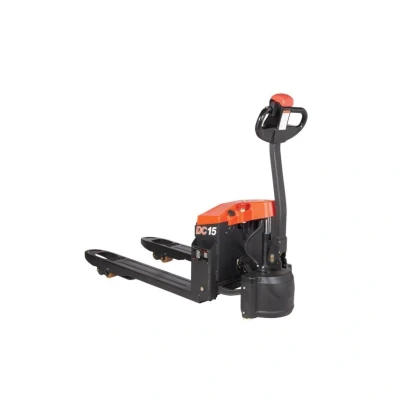 Image of Vulcan Fully Powered Pallet Truck; Fork Length mm: 1150; Black/Orange