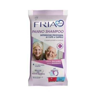 Image of Fria Senior Shampoo Cloth Pack of 4