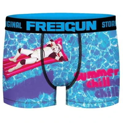 Image of FREEGUN Calecon Men&#039;s Microfibre Stormtrooper Boxer Shorts, Chill Summer, S