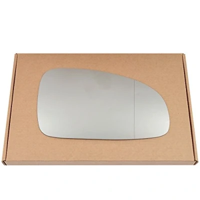 Image of Less4spares Wing Mirror Glass Right Compatible with Chevrolet Aveo 2003 2008 STICK ON Driver Off Side Blind Spot
