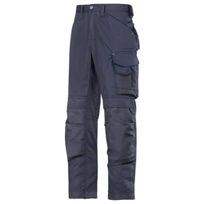 Image of Snickers Craftsmen Trousers, CoolTwill Navy/Navy Waist 35&quot; Inside leg 32&quot;
