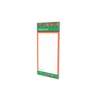 Image of Collins Debden Flourish To Do List Notepad with Slim Magnetic Pad Trains Design