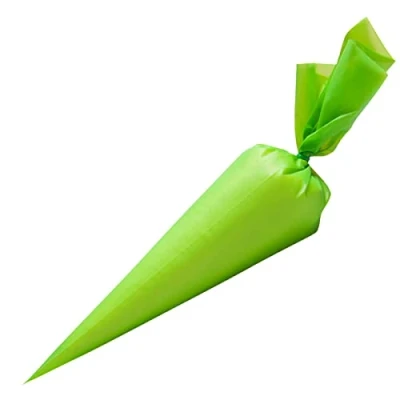 Image of Venuscello 100 x Green Savoy Icing Piping Bags Disposable Mash Thick 21 Inch Non Sticky for Decorating Cookies, Cake, Pastry Ideal Baking Easy to Grip and Comfortable
