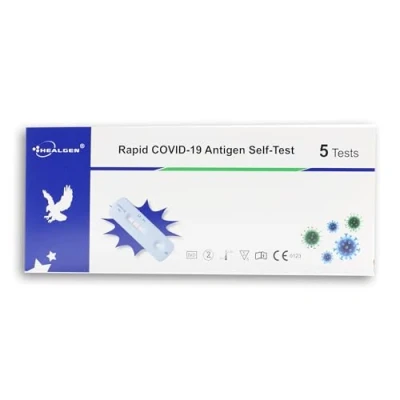 Image of Covid 19 Lateral Flow Test Kit, Rapid Antigen Self Kit for SARS CoV 2 At Home, Easy and Quick with 15 Minute Results, Pack of 5