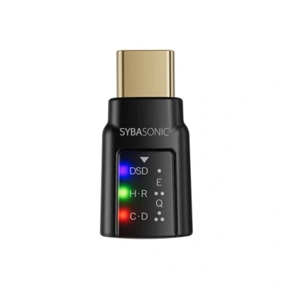 Image of 384K/32 bit DSD128 USB C DAC Audio Adapter to 3.5mm Game Sound Booster