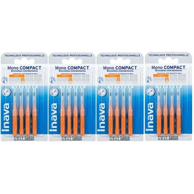 Image of Inava Mono Compact Brushes Orange 4