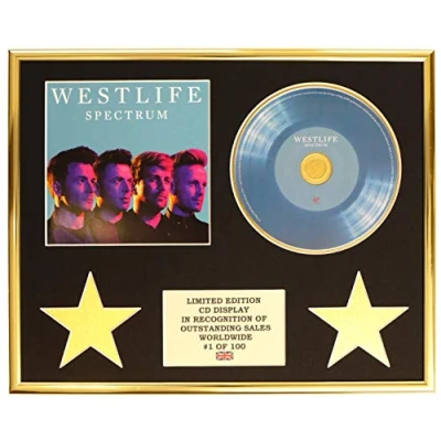 Image of WESTLIFE/CD DISPLAY/LIMITED EDITION/COA/SPECTRUM