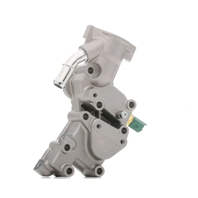 Image of 9654775080 Thermostat Housing FEBI BILSTEIN 170795 with coolant temperature sensor PEUGEOT: 207 Hatchback, Partner I Combispace