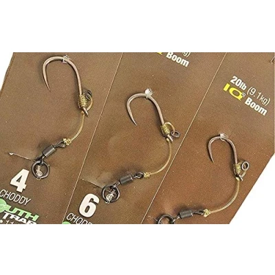 Image of Korda Hinged Stiff Rig 4 Weerhaak Karper onderlijnen