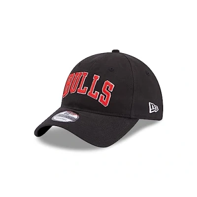 Image of New Era Chicago Bulls NBA Team Script Black 9Twenty Unstructured Strapback Cap One Size