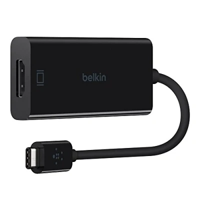 Image of Belkin HDMI Female to USB C Male Adapter (4k at 60Hz, 4096x2160) Black