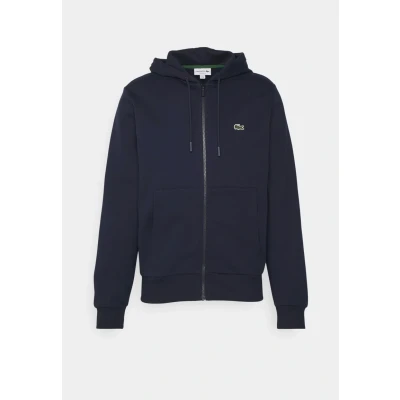 Image of Lacoste Unisex Zipup sweatshirt, Size: 4XL, Marine