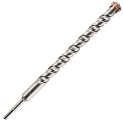 Image of 26mm x 350mm Long SDS Plus High Performance Hammer Drill Bits, Professional Tungsten Carbide Cross Tipped Masonry Bit For Brick, Concrete, Stone, Granite.