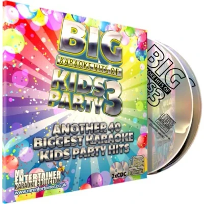 Image of Mr Entertainer Big Karaoke Hits of Kids Party Volume 3 Double CD+G (CDG) Pack. 40 More Greatest Childrens Songs