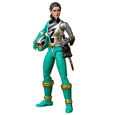 Image of Power Rangers Lightning Collection Dino Fury Green Ranger 6 inch Scale Action Figure, Toys and Figures for Kids Ages 4 Up