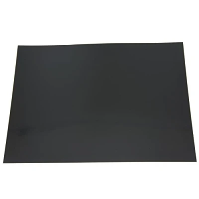 Image of KAISH 25x20cm Acoustic Guitar Self Adhesive Scratch Plate Sheet Pickguard Material Black